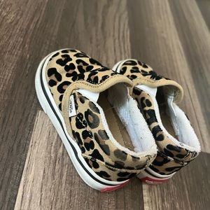 Vans Leapord Toddler size 3